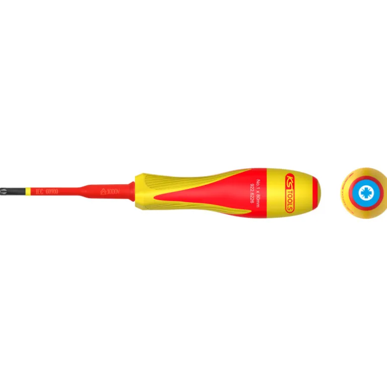 Tournevis isolés POZIDRIV® ULTIMATE pour borniers électriques KS Tools