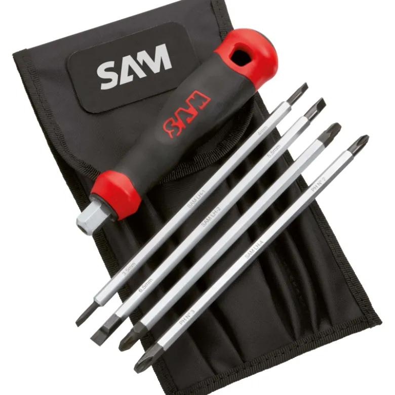 Tournevis Multilames 6 Pans Spherique En Trousse SAM Outillage - TR-9