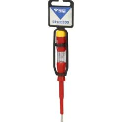 Tournevis testeur 100-500V Fente 30mm L.140mm BRILLIANT TOOLS - BT120900