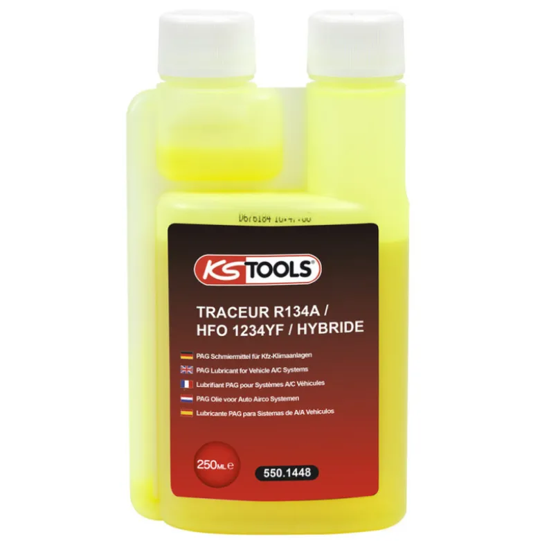 Traceur R134A / HFO 1234YF / HYBRIDE 250ml KS TOOLS 550.1448