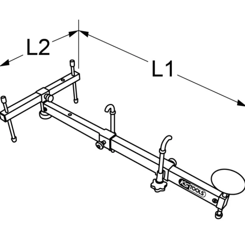 Traverse support universelle inférieure KS TOOLS 160.0090
