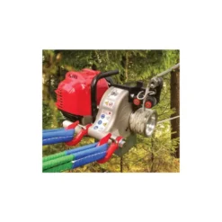 Treuil de tirage à essence GX50, force 1000 KG, avec 9 accessoires Portable Winch - PCW4000-A