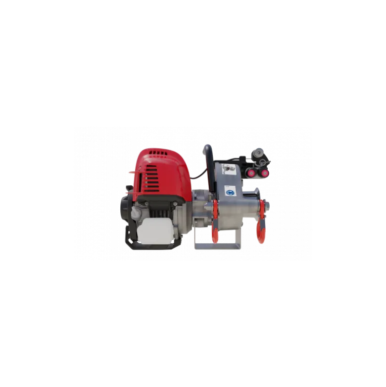 Treuil de tirage à essence GX50, force 1000 KG, avec 9 accessoires Portable Winch - PCW4000-A