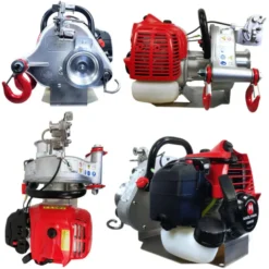 Treuil Portable à Essence 2 temps 50 cc avec 9 accessoires Portable Winch - PCW4500-A