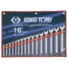 Trousse De 16 Clés Mixte En Pouces 1/4 À 1-1/4" King Tony - 1216SR