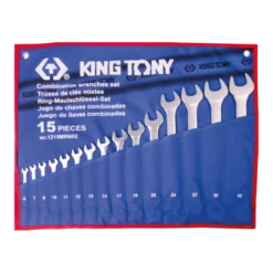 Trousse De Clés Mixte Métrique 15 Pièces King Tony - 1215MRN02