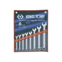Trousse De 8 Clés Mixtes 10:14-17-19-22Mm King Tony - 1208MR