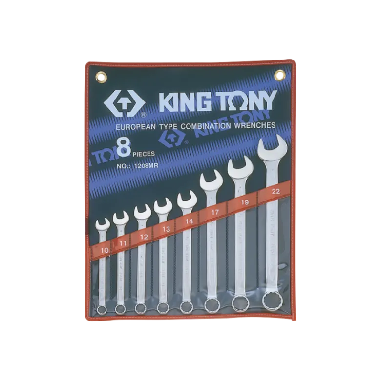 Trousse De 8 Clés Mixtes 10:14-17-19-22Mm King Tony - 1208MR