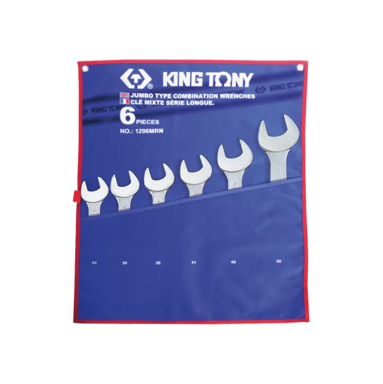 Trousse De 6 Clés Mixtes 107134-36-38-41-46-50Mm King Tony - 1296MRN