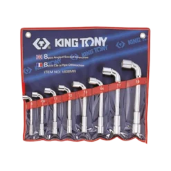 Trousse De 8 Clés À Pipe 8-10-11-12-13-14-17-19Mm King Tony - 1808MR