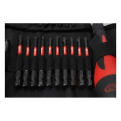Trousse d’embouts à chocs 1/4″ avec tournevis porte-embouts – 31 pièces KS TOOLS - 515.2303F