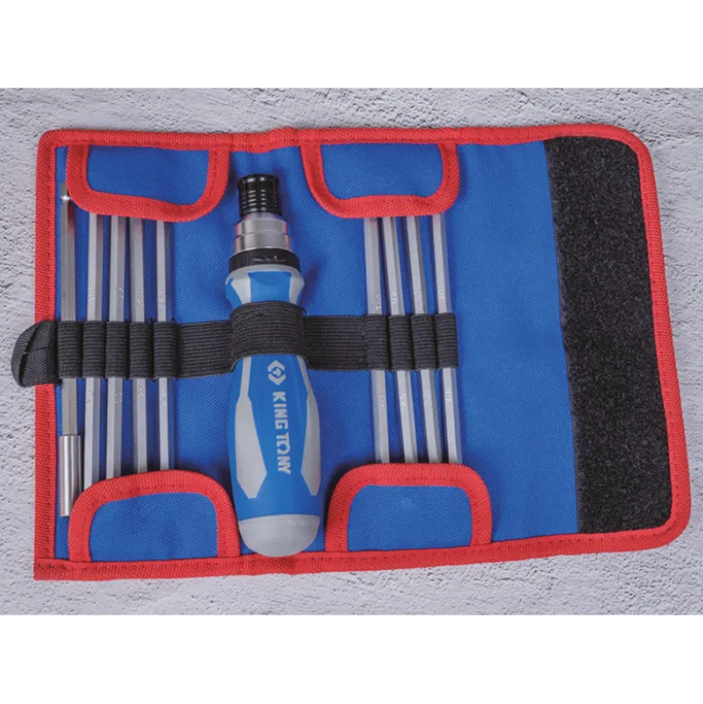 Trousse De Tournevis À Lames Interchangeables 16 Pièces King Tony - P32526MRN