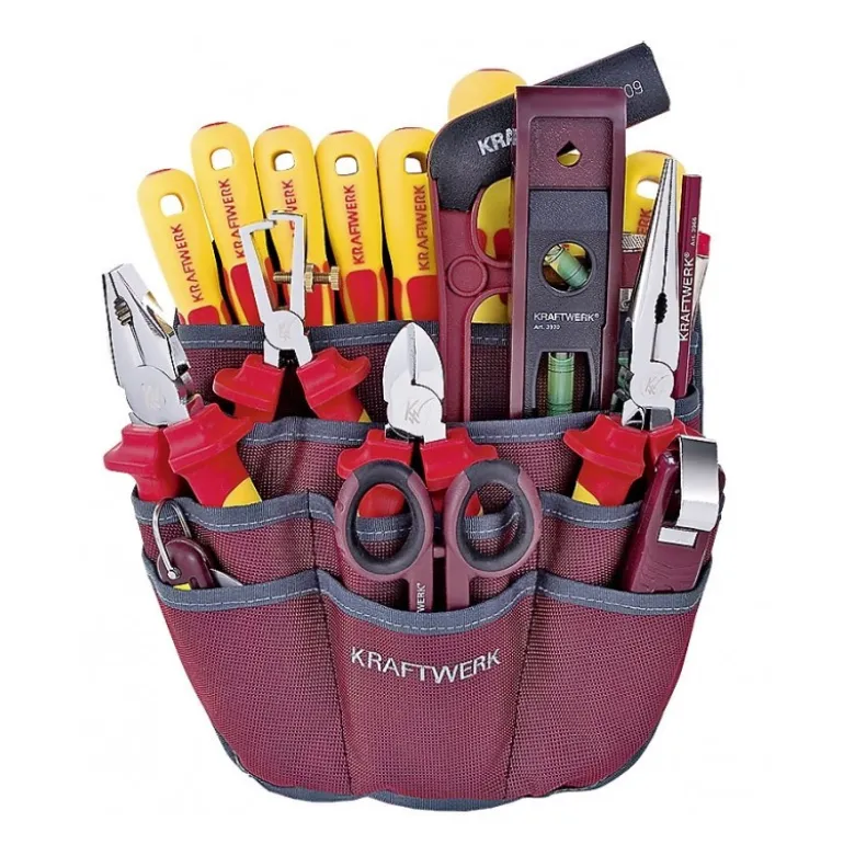 Trousse 20 outils pour électricien KRAFTWERK 3996ET