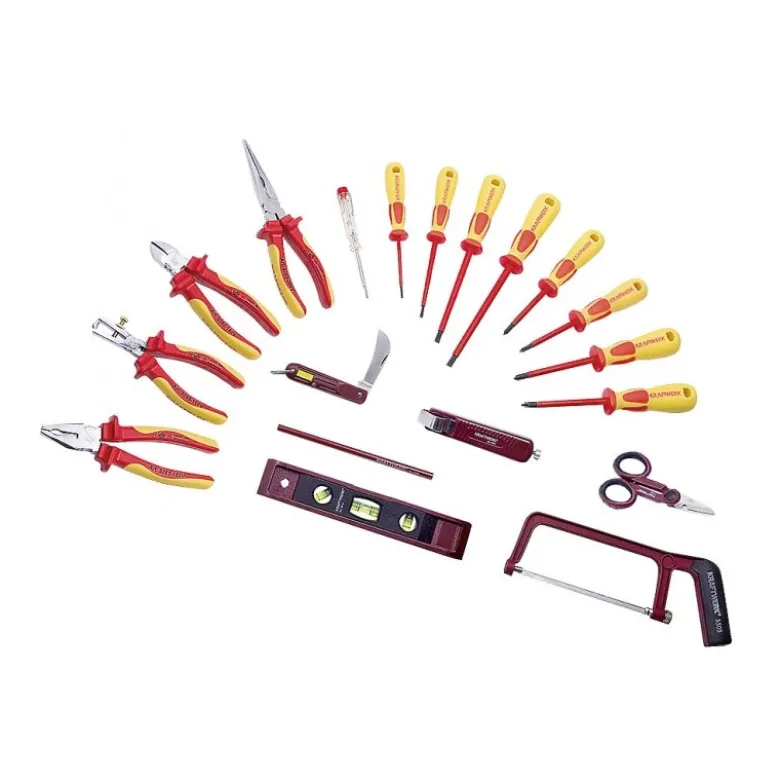 Trousse 20 outils pour électricien KRAFTWERK 3996ET