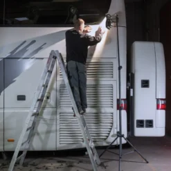 Trépied 3m, Extensible de 1.35 à 3m - SCANGRIP 03.5431