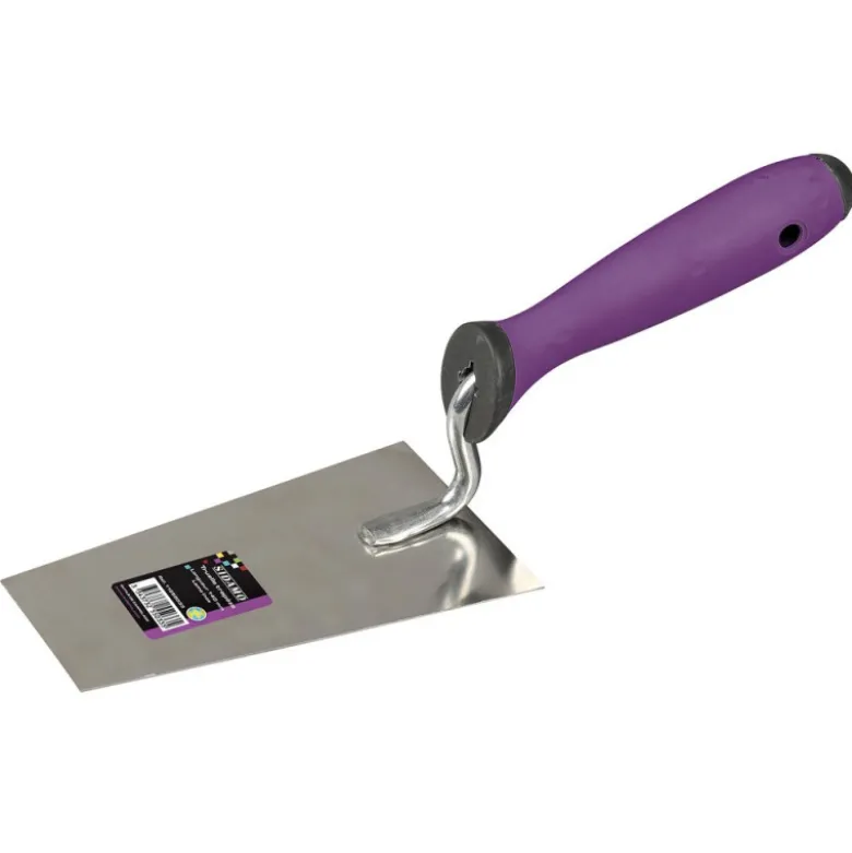 Truelle trapèze manche bi-matière INOX SIDAMO