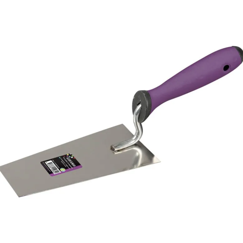 Truelle trapèze manche bi-matière INOX SIDAMO