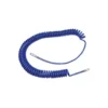 Tuyau d'air spiralé polyamide 8x10 - Mâle 1/4" - Lg 7,5ml Airoutil - ARF81007
