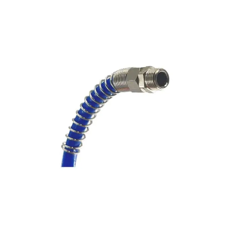 Tuyau d'air spiralé polyamide 8x10 - Mâle 1/4" - Lg 7,5ml Airoutil - ARF81007