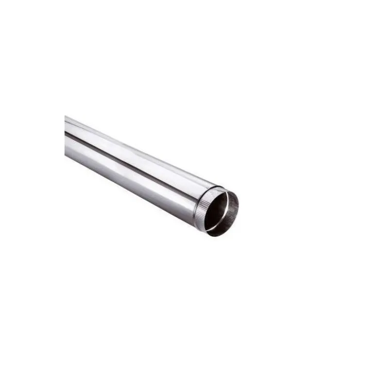 Tuyau droit simple paroi aluminium pour gaz intérieur Ø125 à 200mm - SOVELOR