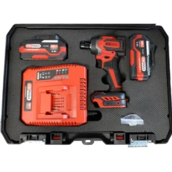 Visseuse à Chocs Brushless 1/2'' 230 NM en Coffret, 2 Batteries 18V 4Ah KS TOOLS - 515.4745F
