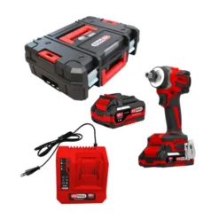 Visseuse à Chocs Brushless 1/2'' 230 NM en Coffret, 2 Batteries 18V 4Ah KS TOOLS - 515.4745F